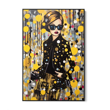 Quadro Stampa su Tela L'Eleganza Brillante - CupidoDesign