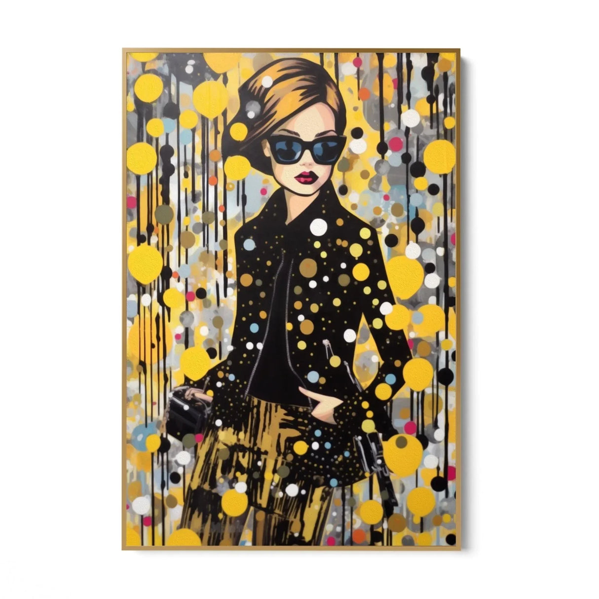 Quadro Stampa su Tela L'Eleganza Brillante - CupidoDesign