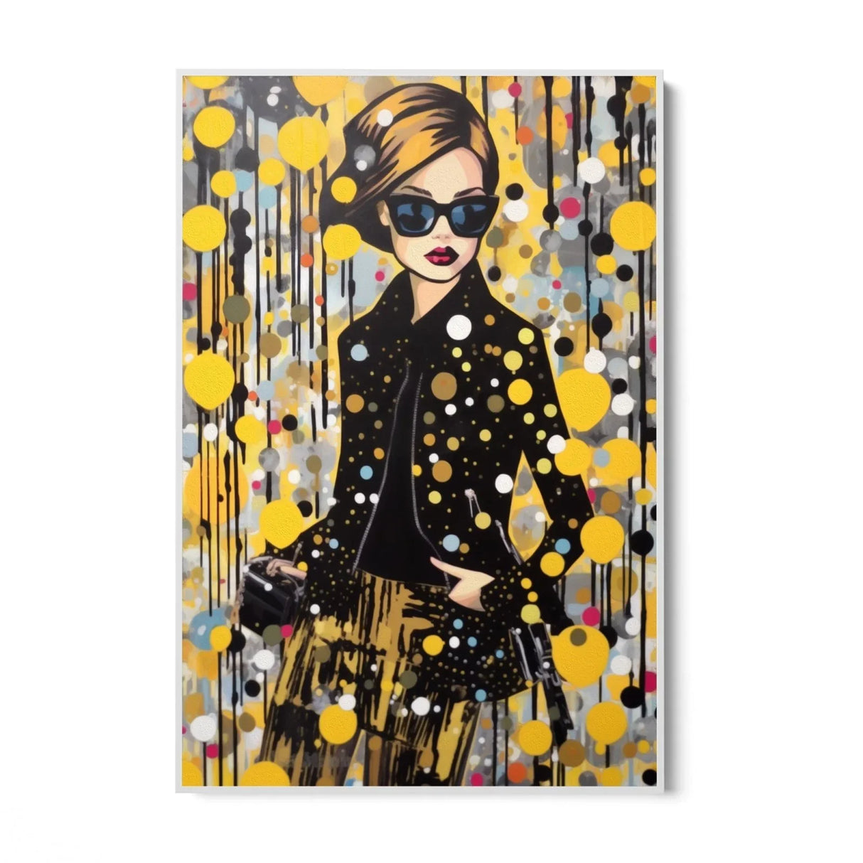 Quadro Stampa su Tela L'Eleganza Brillante - CupidoDesign