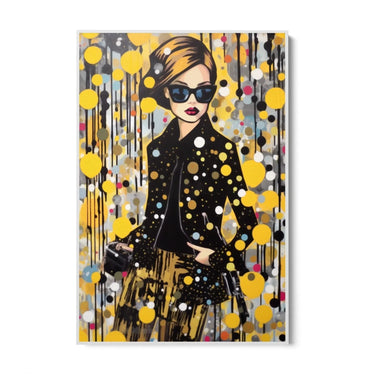 Quadro Stampa su Tela L'Eleganza Brillante - CupidoDesign