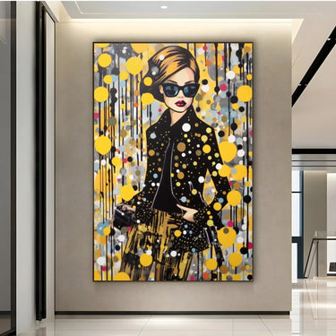 Quadro Stampa su Tela L'Eleganza Brillante - CupidoDesign