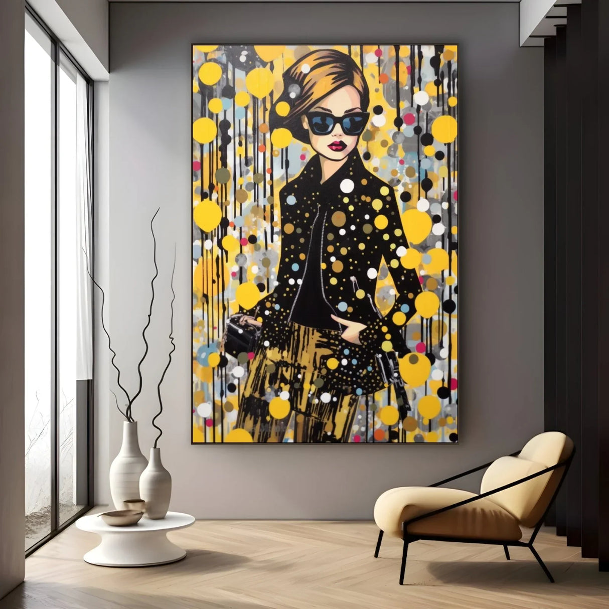 Quadro Stampa su Tela L'Eleganza Brillante - CupidoDesign