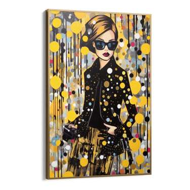 Quadro Stampa su Tela L'Eleganza Brillante - CupidoDesign