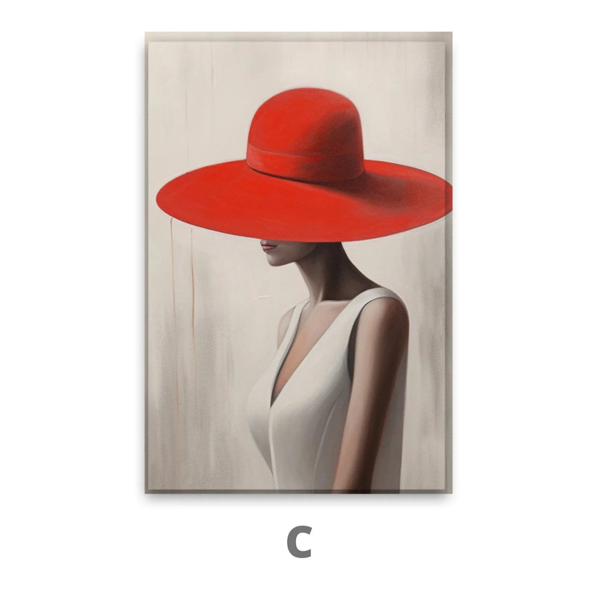 Quadro Stampa su Tela L'Enigma dell'Orlo - CupidoDesign