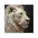 Quadro Stampa su Tela Leone Dorato - CupidoDesign