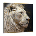 Quadro Stampa su Tela Leone Dorato - CupidoDesign
