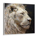 Quadro Stampa su Tela Leone Dorato - CupidoDesign