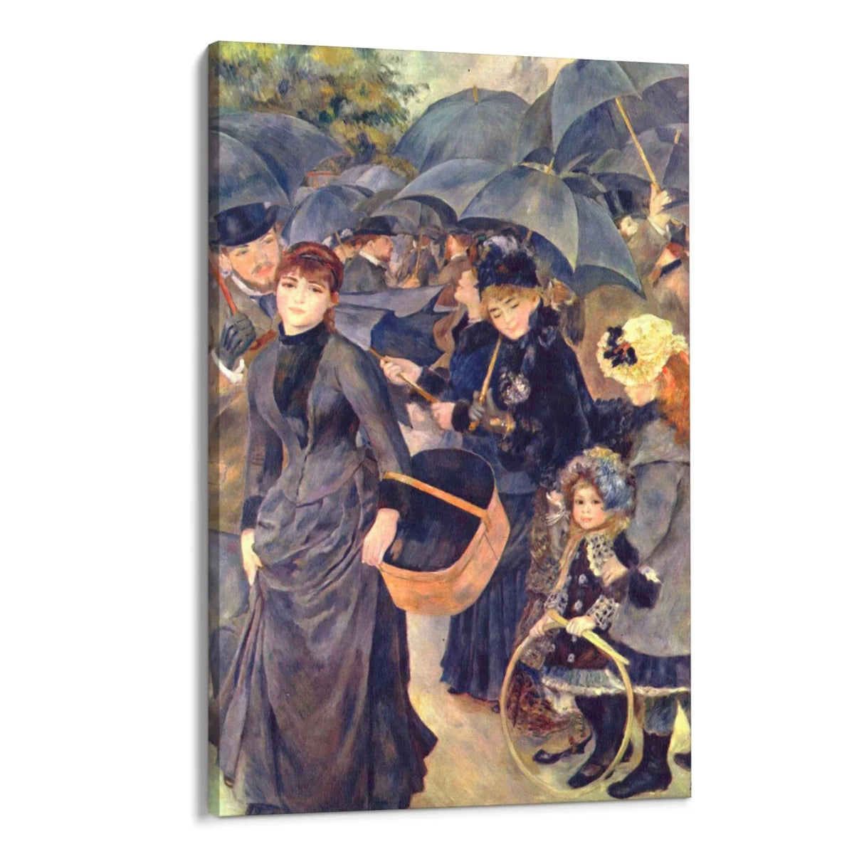 Quadro Stampa su Tela Les Parapluies, Pierre-Auguste Renoir - CupidoDesign