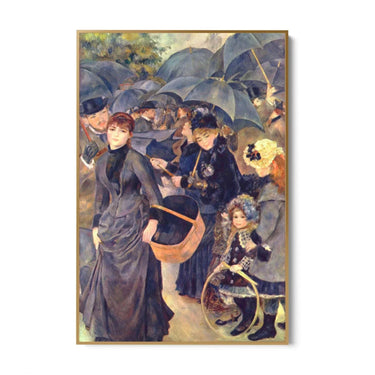 Quadro Stampa su Tela Les Parapluies, Pierre-Auguste Renoir - CupidoDesign