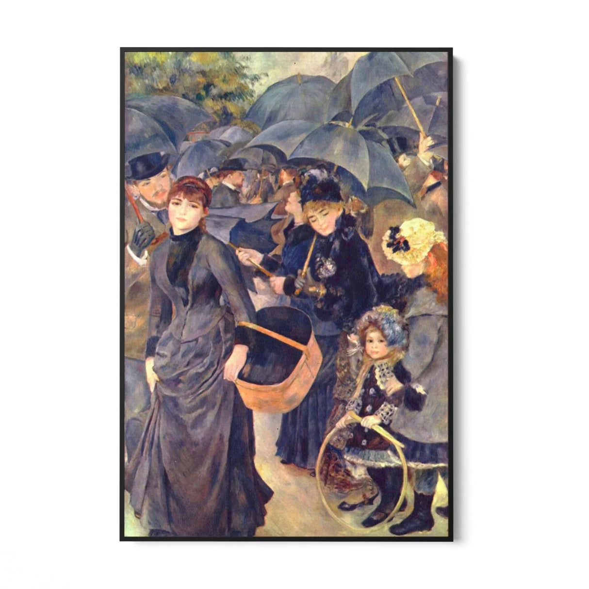 Quadro Stampa su Tela Les Parapluies, Pierre-Auguste Renoir - CupidoDesign