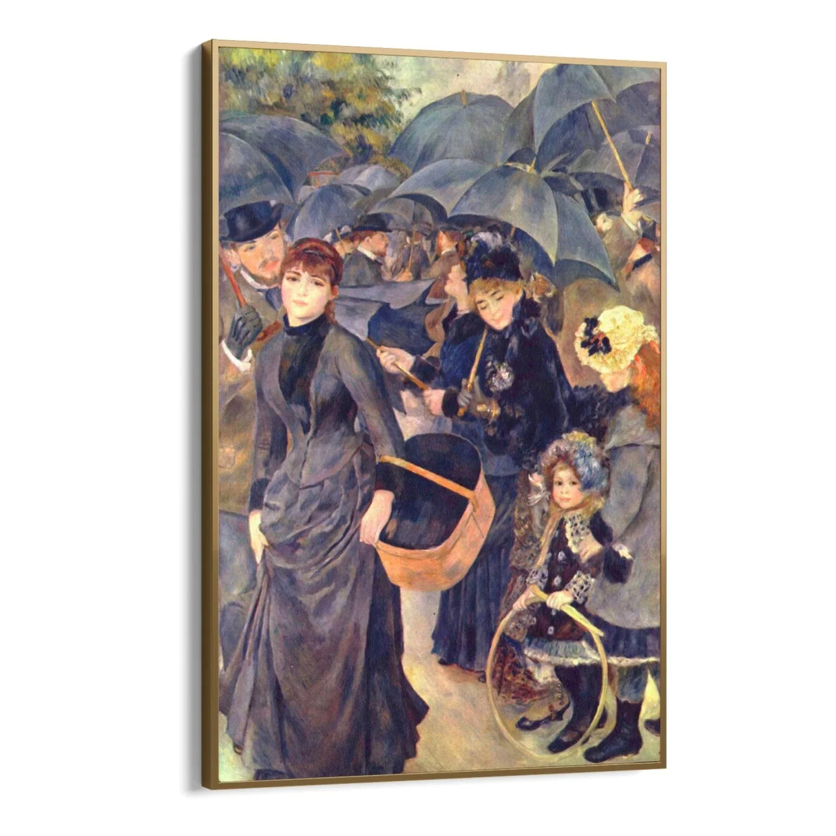 Quadro Stampa su Tela Les Parapluies, Pierre-Auguste Renoir - CupidoDesign