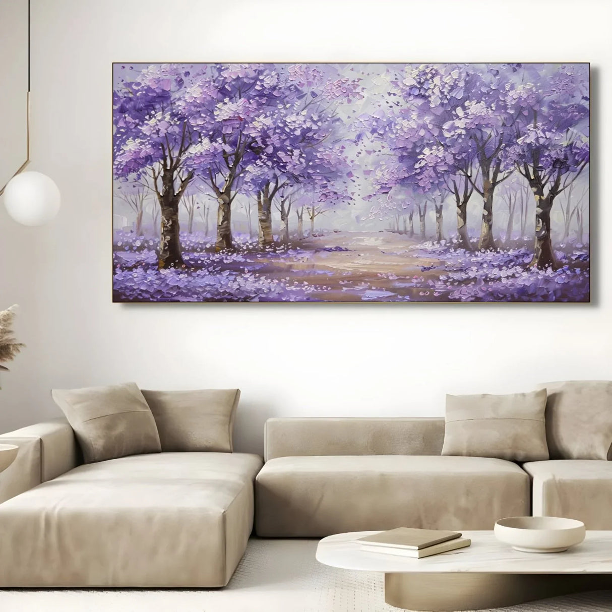 Quadro Stampa su Tela Lilla Melodia - CupidoDesign
