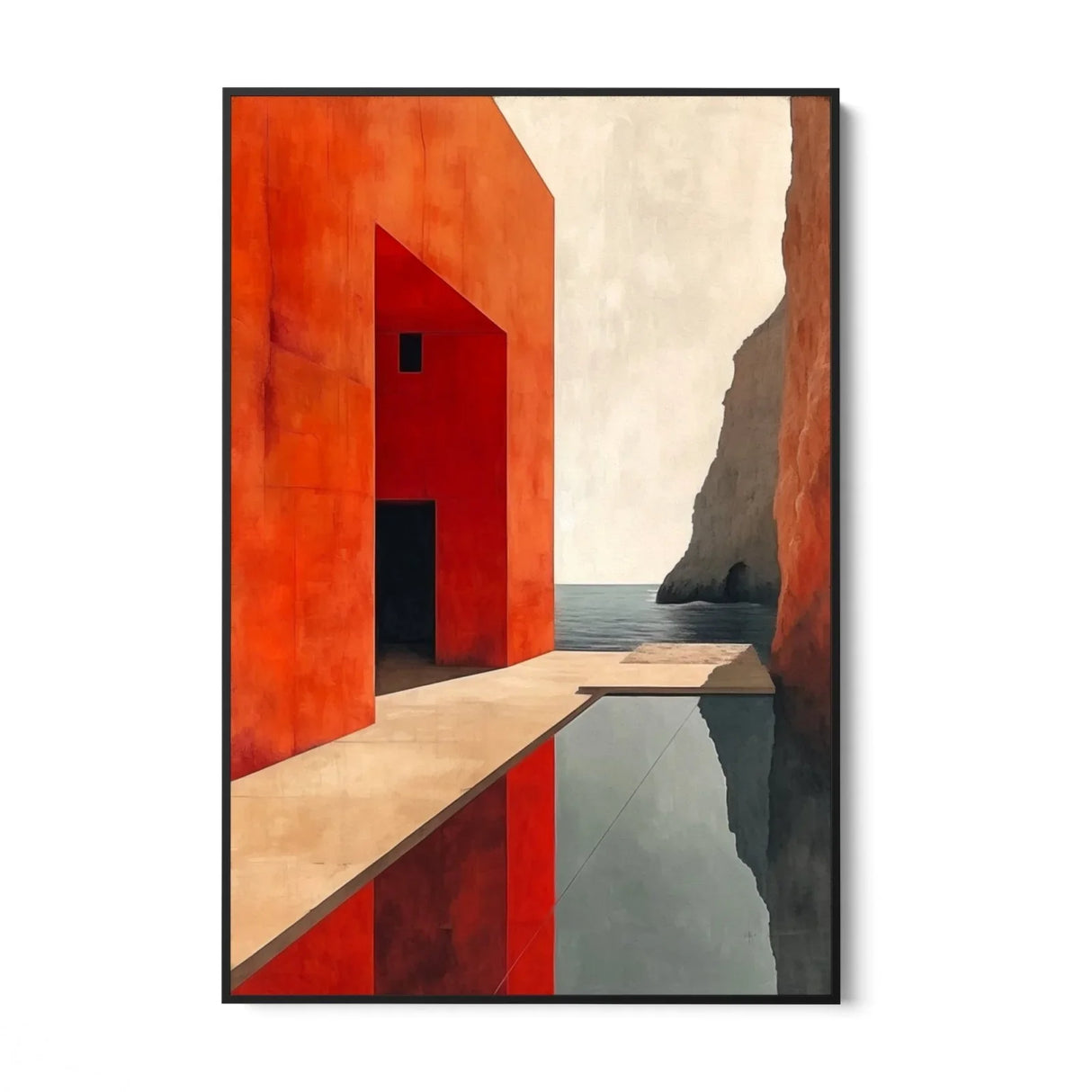 Quadro Stampa su Tela L'Incanto del Mare Rosso - CupidoDesign