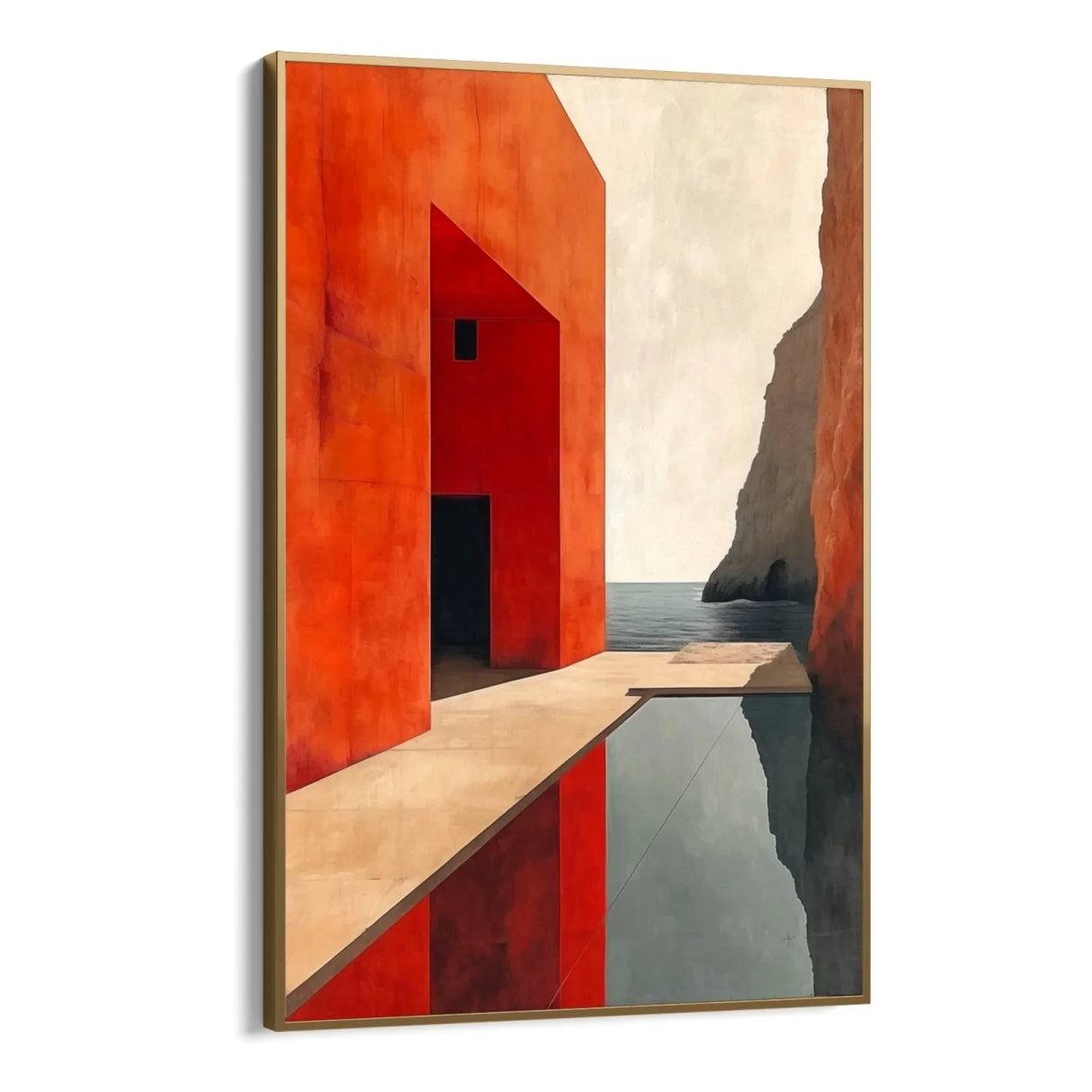 Quadro Stampa su Tela L'Incanto del Mare Rosso - CupidoDesign