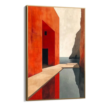 Quadro Stampa su Tela L'Incanto del Mare Rosso - CupidoDesign