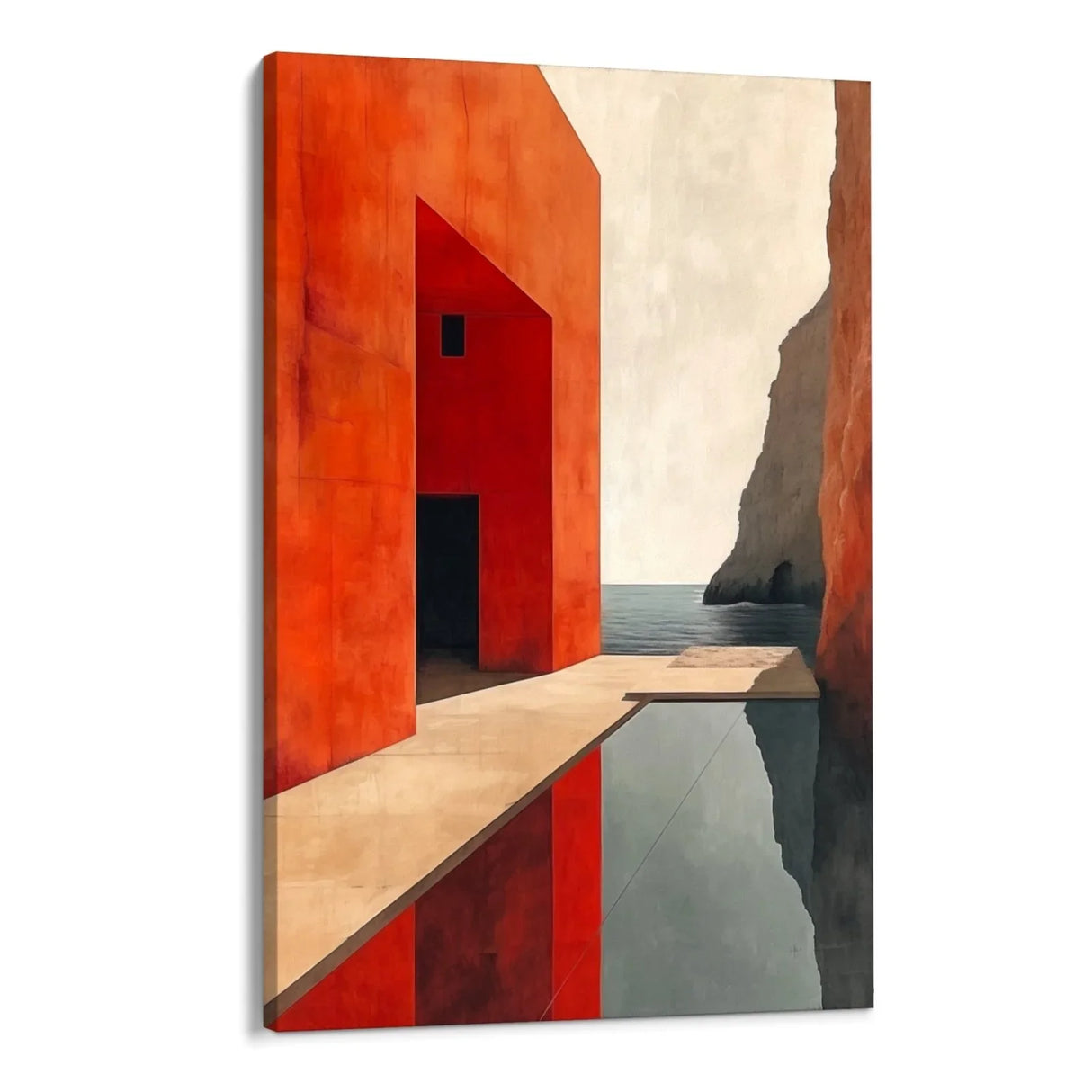 Quadro Stampa su Tela L'Incanto del Mare Rosso - CupidoDesign