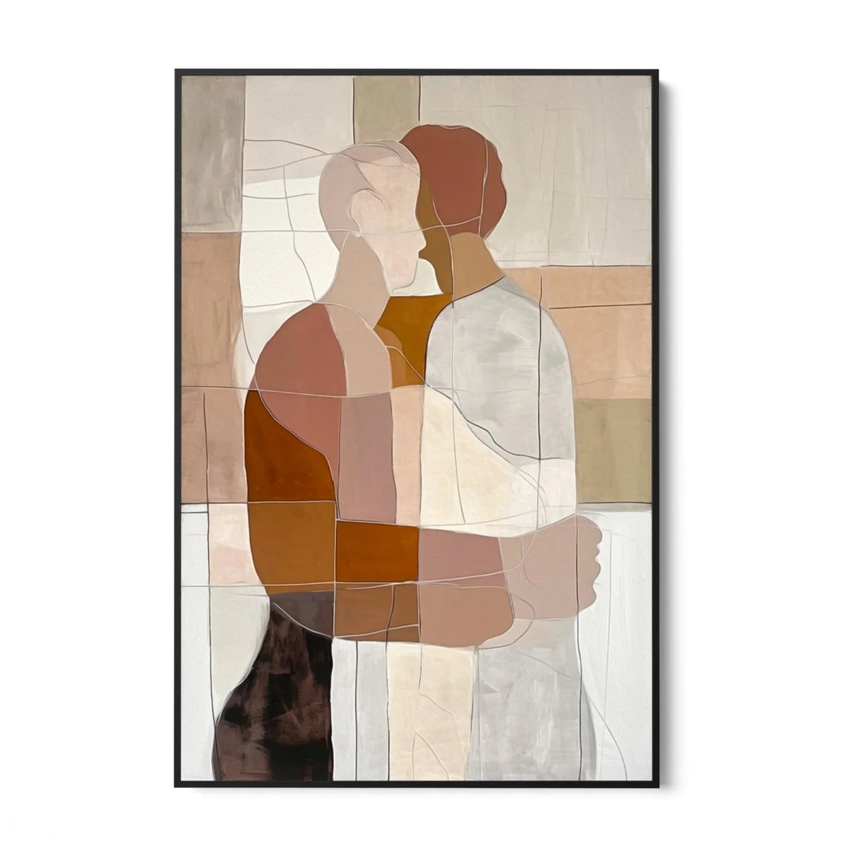 Quadro Stampa su Tela Linee d'Affetto - CupidoDesign