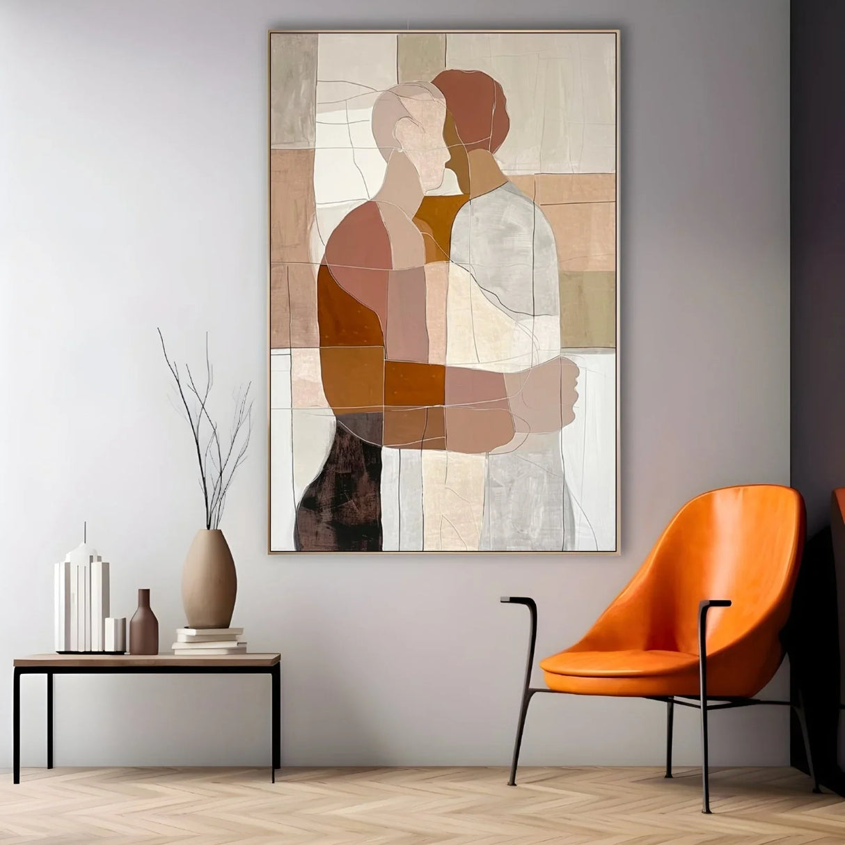 Quadro Stampa su Tela Linee d'Affetto - CupidoDesign