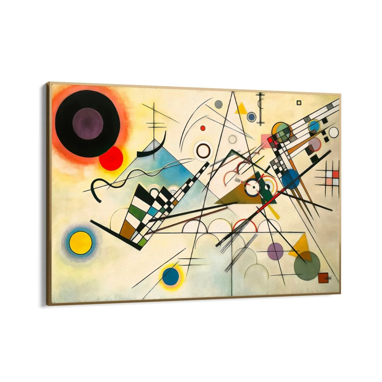 Quadro Stampa su Tela Composizione 8, Wassily Kandinsky - CupidoDesign