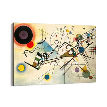 Quadro Stampa su Tela Composizione 8, Wassily Kandinsky - CupidoDesign