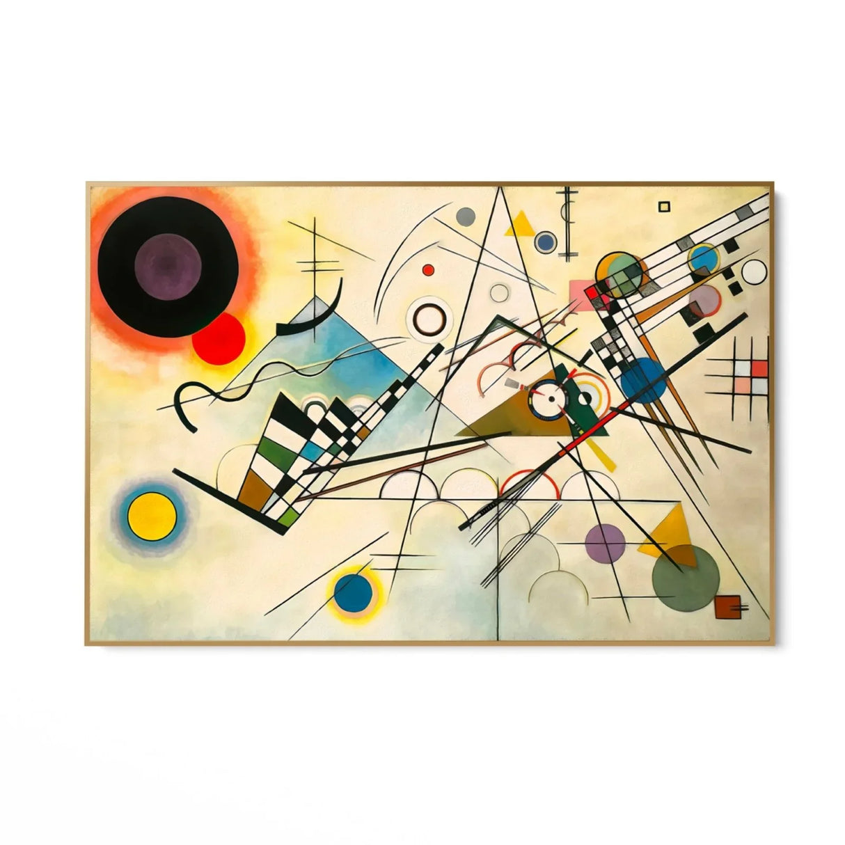 Quadro Stampa su Tela Composizione 8, Wassily Kandinsky - CupidoDesign