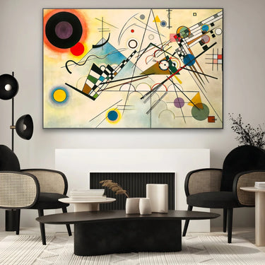 Quadro Stampa su Tela Composizione 8, Wassily Kandinsky - CupidoDesign