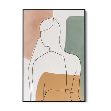 Quadro Stampa su Tela Linee essenziali - CupidoDesign