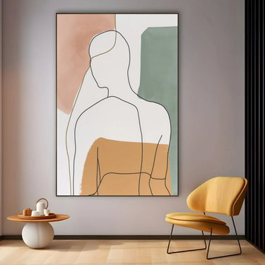 Quadro Stampa su Tela Linee essenziali - CupidoDesign