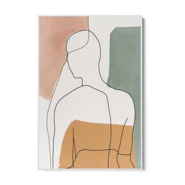 Quadro Stampa su Tela Linee essenziali - CupidoDesign