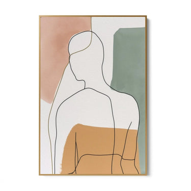 Quadro Stampa su Tela Linee essenziali - CupidoDesign