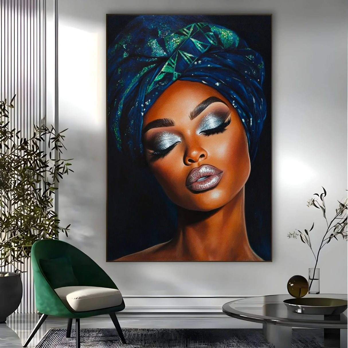 Quadro Stampa su Tela Lo sguardo e l’etere - CupidoDesign