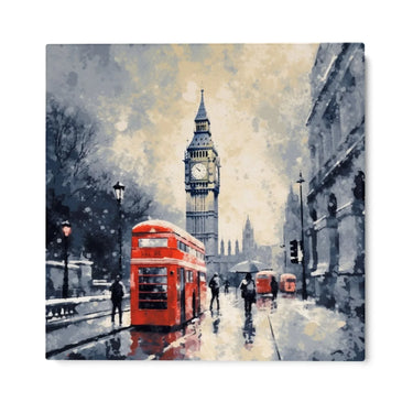 Quadro Stampa su Tela Londra in Inverno - CupidoDesign