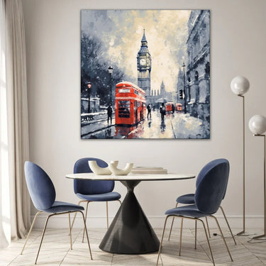 Quadro Stampa su Tela Londra in Inverno - CupidoDesign