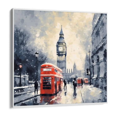 Quadro Stampa su Tela Londra in Inverno - CupidoDesign