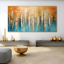 Quadro Stampa su Tela Luce Arancione - CupidoDesign