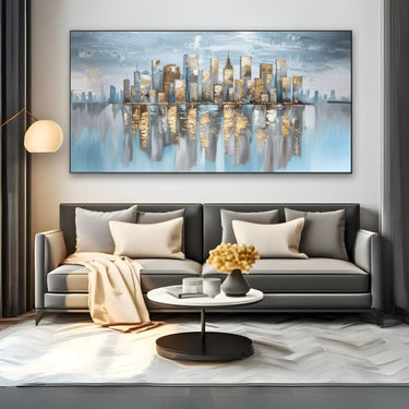 Quadro Stampa su Tela Luce e Ombra Urbana - CupidoDesign