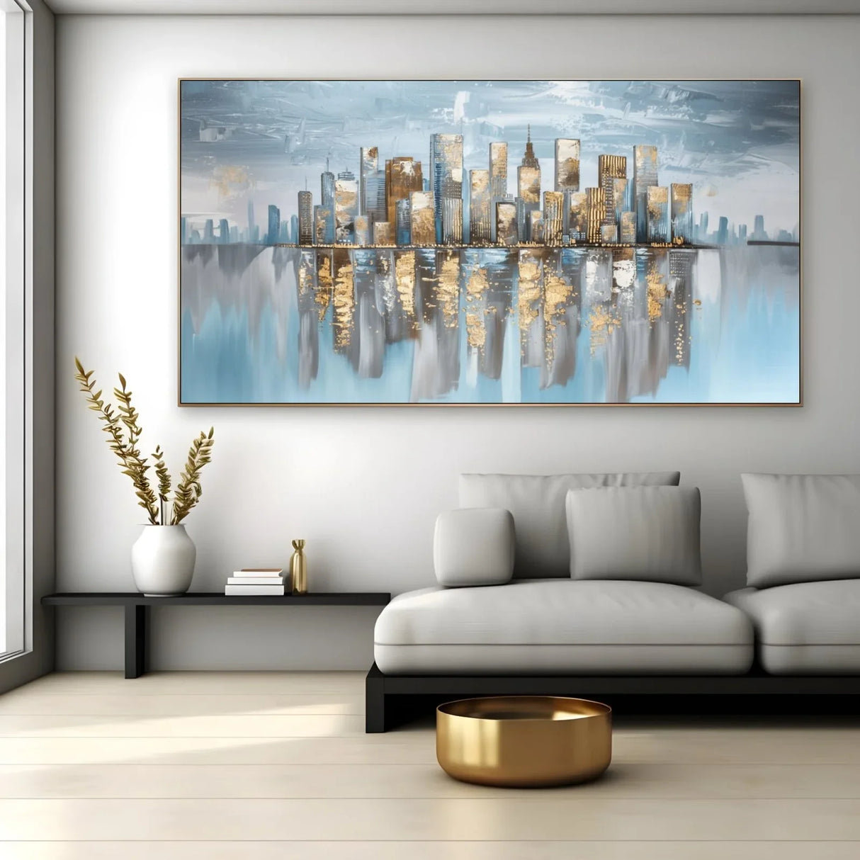 Quadro Stampa su Tela Luce e Ombra Urbana - CupidoDesign