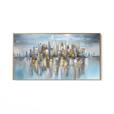 Quadro Stampa su Tela Luce e Ombra Urbana - CupidoDesign