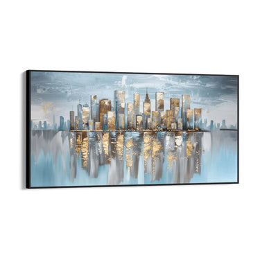 Quadro Stampa su Tela Luce e Ombra Urbana - CupidoDesign