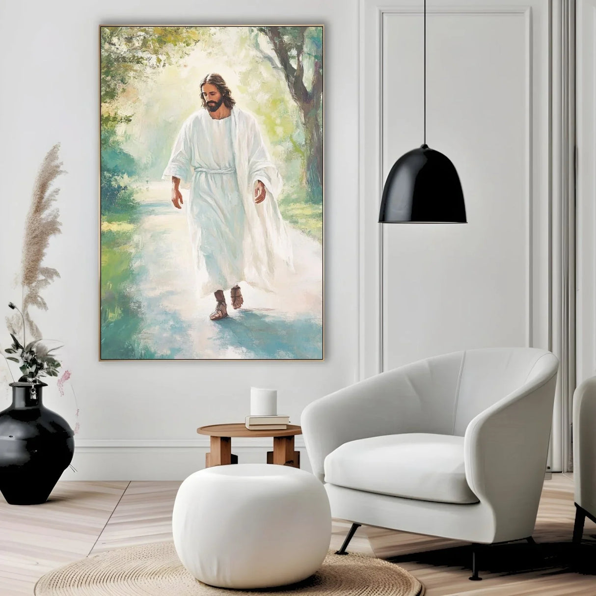 Quadro Stampa su Tela Luce nel Cammino - CupidoDesign