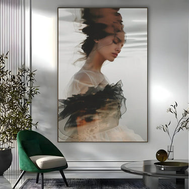 Quadro Stampa su Tela Bellezza Acquatica - CupidoDesign