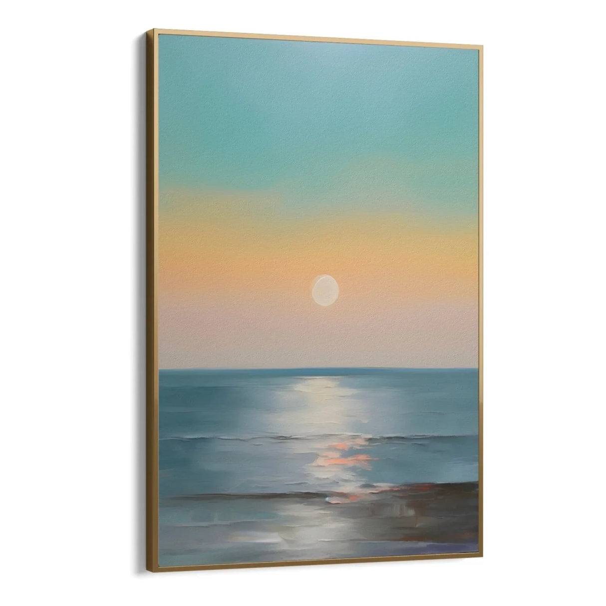 Quadro Stampa su Tela Luce sul Mare - CupidoDesign