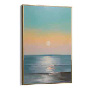 Quadro Stampa su Tela Luce sul Mare - CupidoDesign