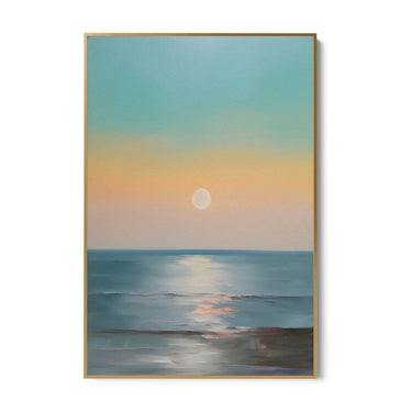 Quadro Stampa su Tela Luce sul Mare - CupidoDesign