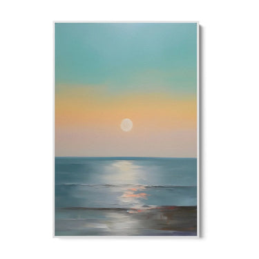 Quadro Stampa su Tela Luce sul Mare - CupidoDesign
