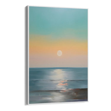 Quadro Stampa su Tela Luce sul Mare - CupidoDesign