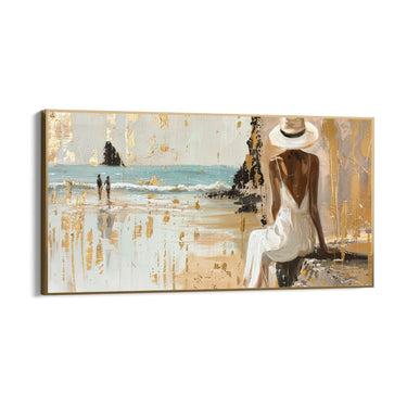 Quadro Stampa su Tela Luce sulla Sabbia - CupidoDesign