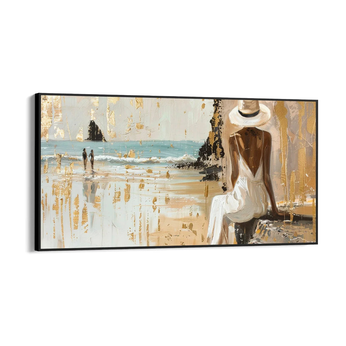 Quadro Stampa su Tela Luce sulla Sabbia - CupidoDesign