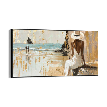Quadro Stampa su Tela Luce sulla Sabbia - CupidoDesign