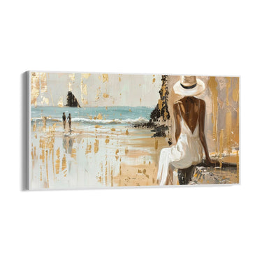 Quadro Stampa su Tela Luce sulla Sabbia - CupidoDesign